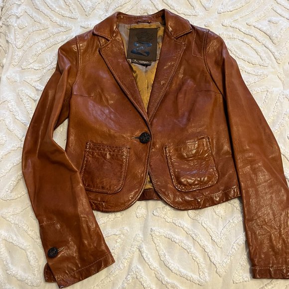 Z-Brand Leather Blazer - Picture 2 of 4